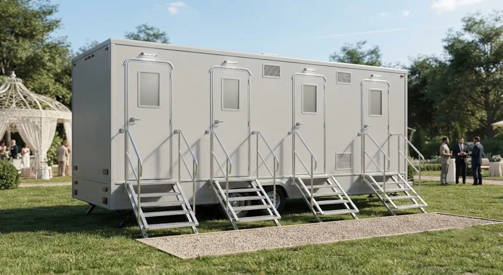4 Stall Restroom Trailer in Chesapeake, VA