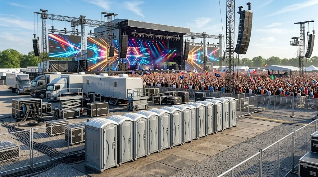 Concert Restroom Rental in Chesapeake, VA