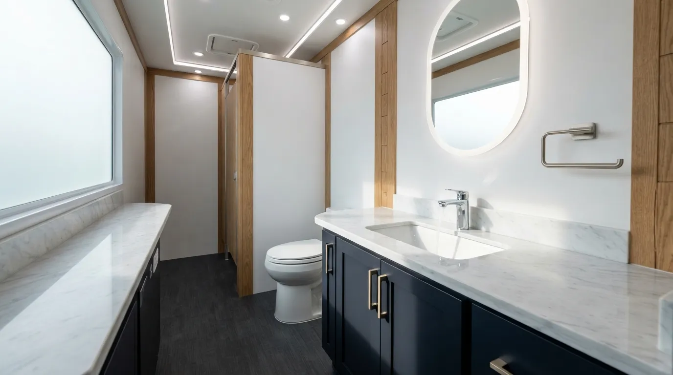 Luxury Restroom Trailer in Chesapeake, VA
